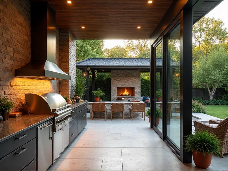 10. Outdoor Kitchens and Blurred Boundaries