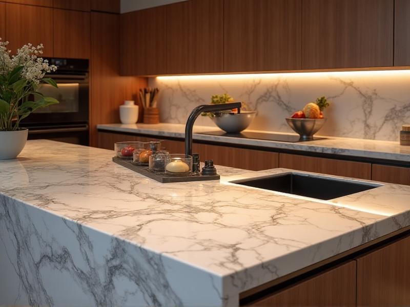 2. Quartz Countertops: The Perfect Blend of Beauty and Durability