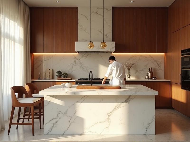 6. Marble Countertops: Timeless Elegance