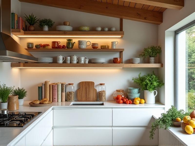 7. Incorporating Open Shelving for Easy Access