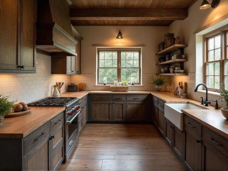 7. Use Rustic Hardware and Fixtures for Authenticity