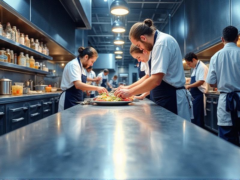 5. Stainless Steel Countertops: Sleek and Hygienic