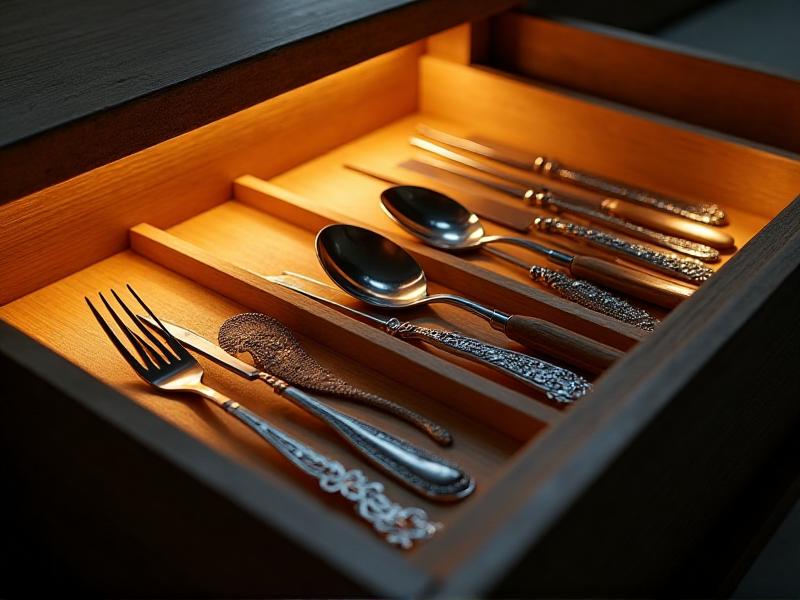 7. Use Drawer Dividers for Utensils and Cutlery