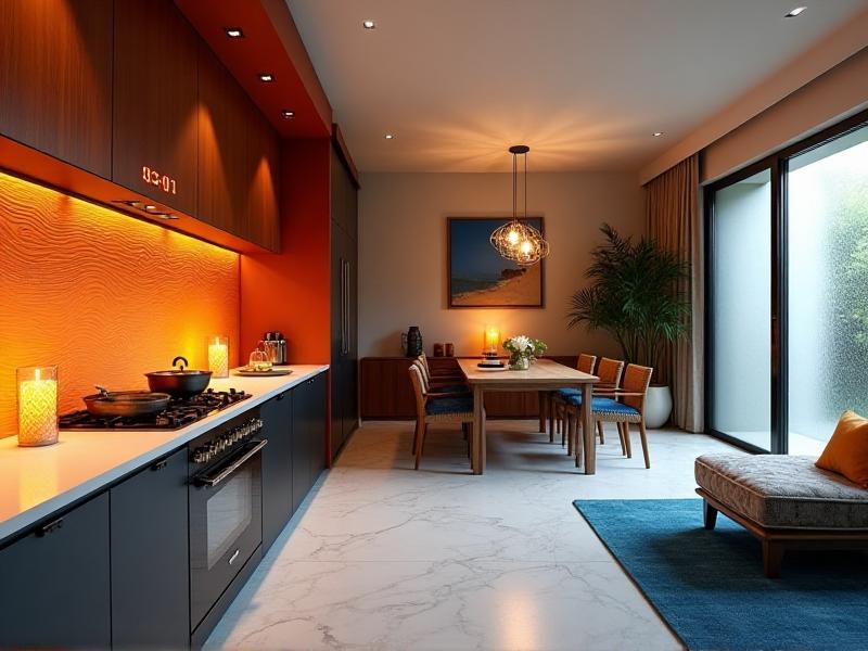 Using Color to Define Zones in an Open-Concept Kitchen