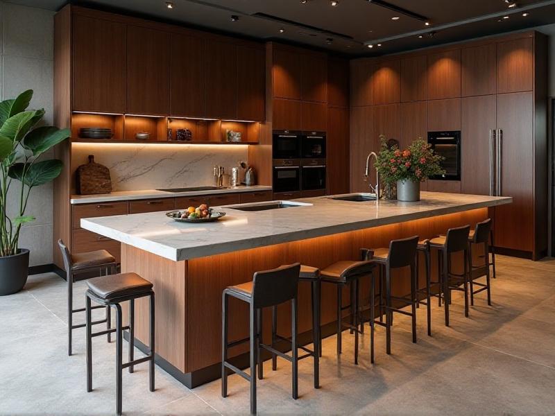 7. Incorporate an Island or Breakfast Bar