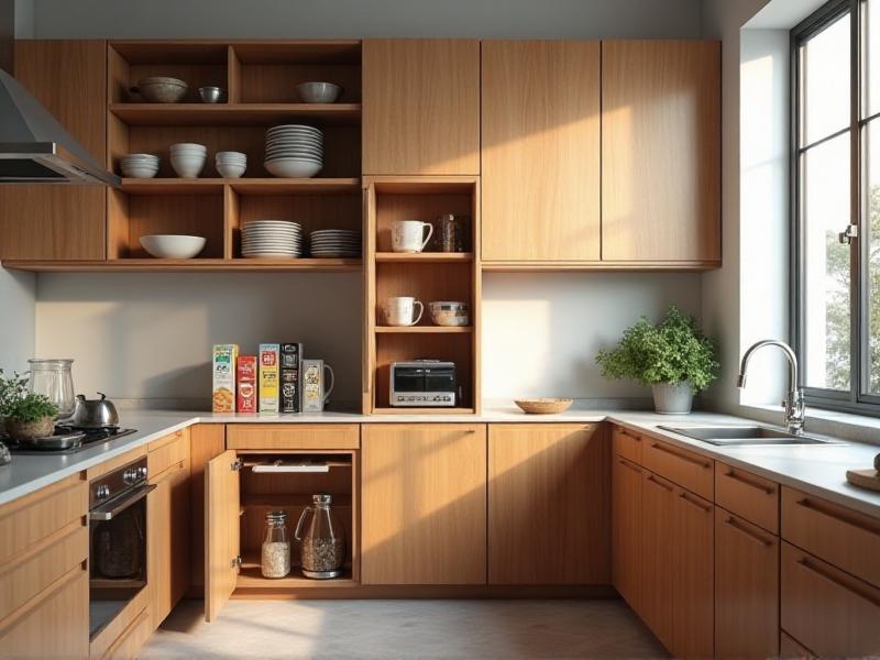 2. Maximize Cabinet Space with Adjustable Shelving