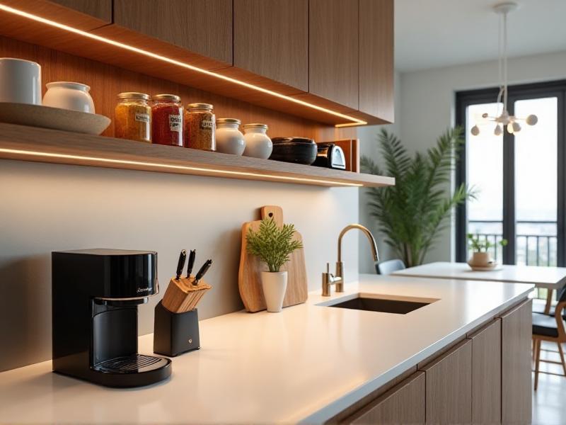 10. Keep Countertops Clutter-Free