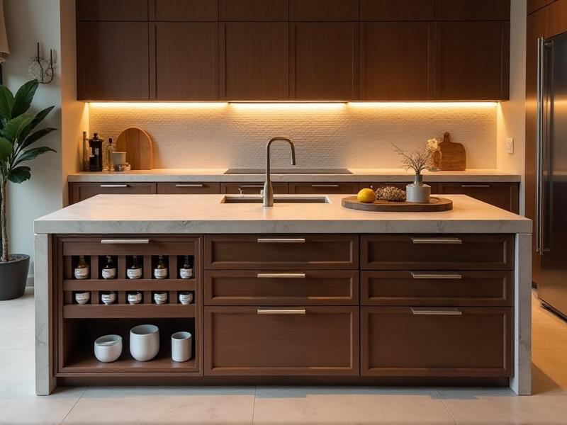 Maximizing Storage with Smart Kitchen Island Design