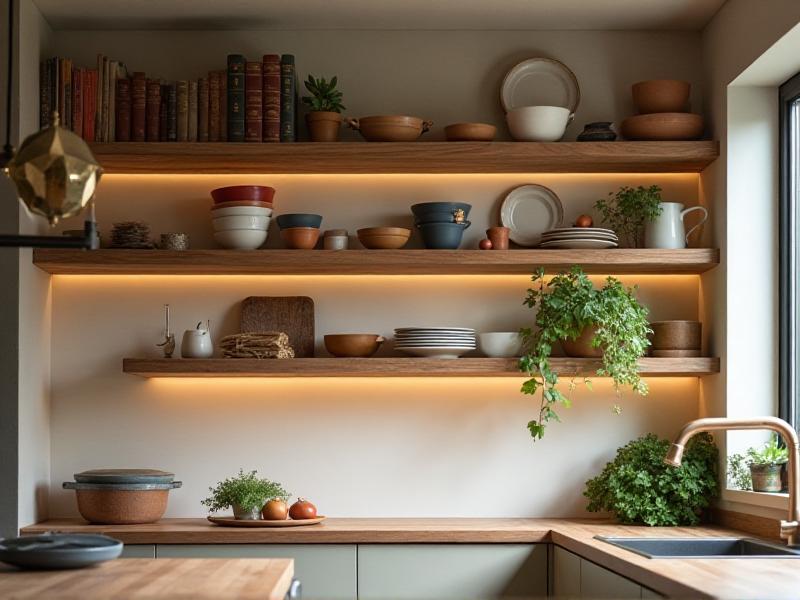 5. Add Open Shelving for a Modern Touch