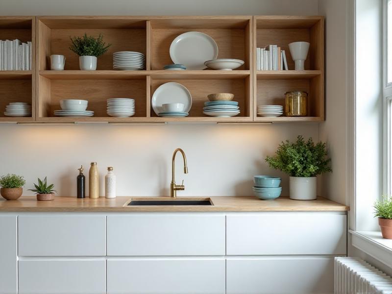 Incorporating Open Shelving for a Modern Look